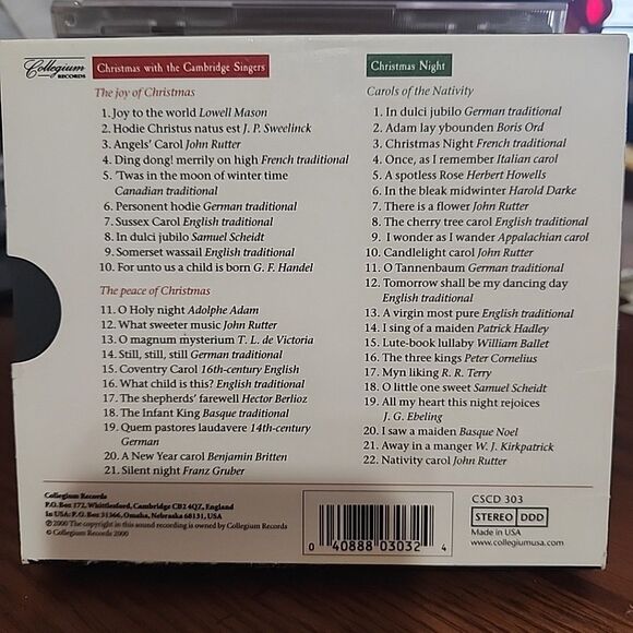 Cambridge Singers Christmas Companion 2 CD Set - Picture 2 of 4